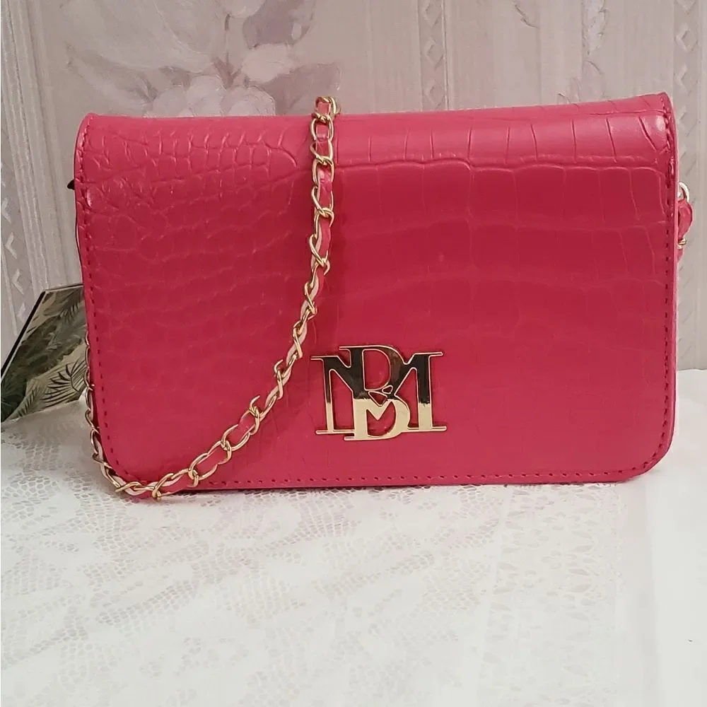 Badgley Mischka Crossbody Shoulder Pink Bag NWT